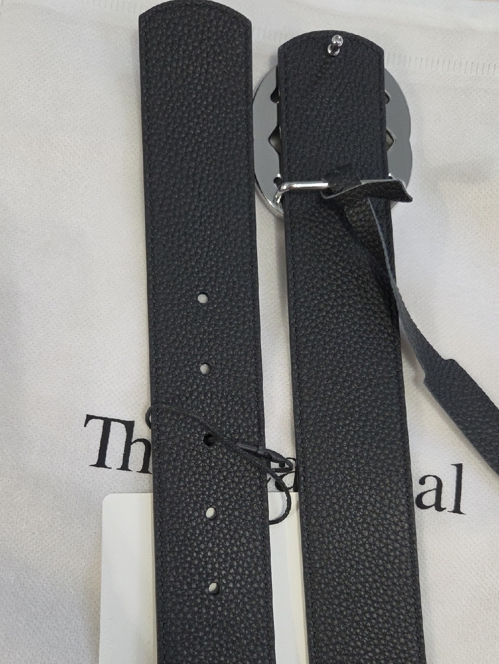 Gucci Reversible Black Leather Monogram Belt GG 95cm - Picture 14 of 16